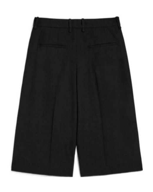 Jil Sander Black Bermuda Shorts