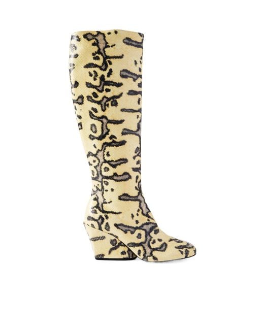 Proenza Schouler Metallic Slant Boots