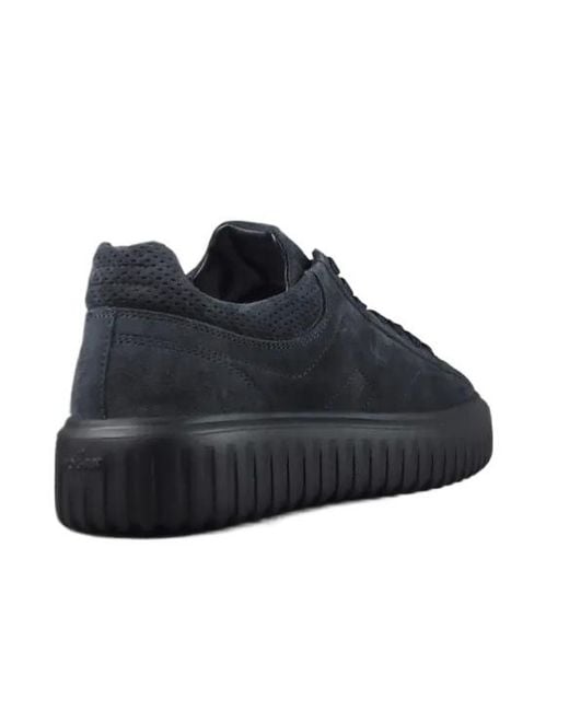 Hogan Blue H-Stripes Sneakers for men