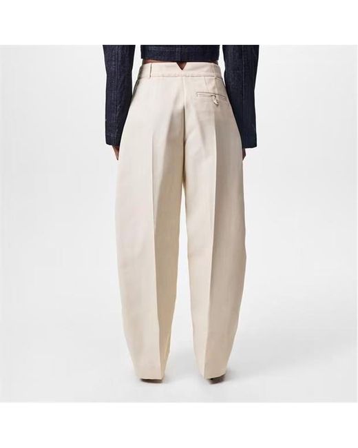 Jacquemus Natural Belt Loops Slacks