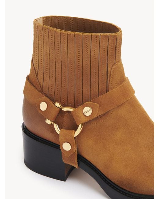 Chloé Brown Chloé Dakota Heeled Ankle Boots