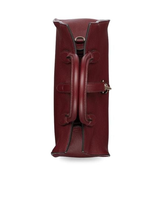 Gucci Red Hook Closure Medium Tote Bag