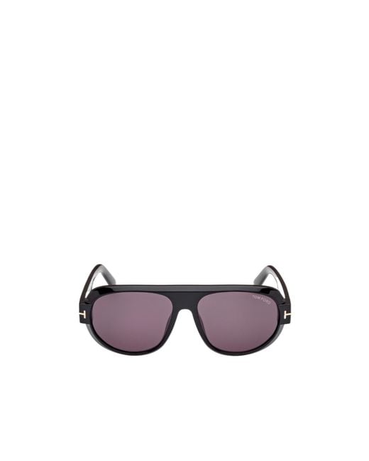 Tom Ford Purple Eyewear Blake Aviator Frame Sunglasses for men