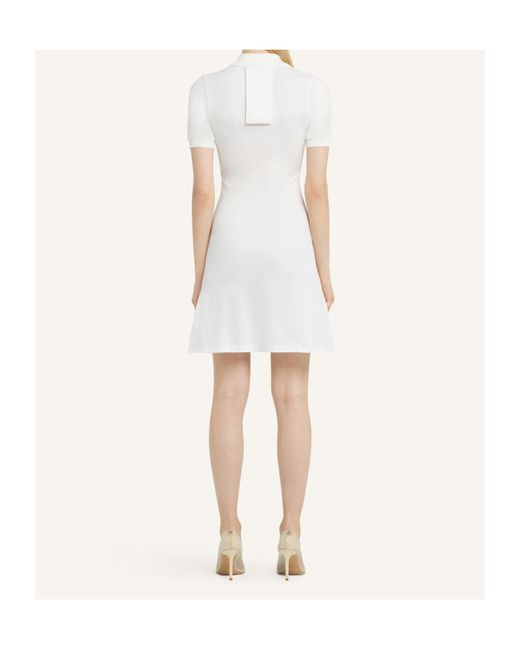 Courreges White Courrèges Mini Piqué Polo Dress