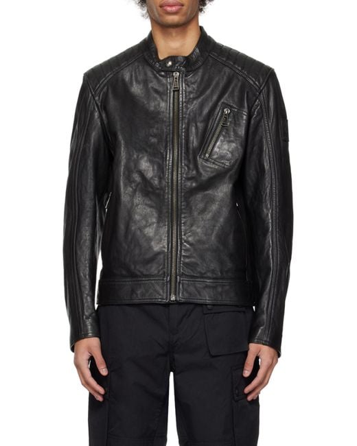 Belstaff Black V Racer 2.0 Biker Jacket for men
