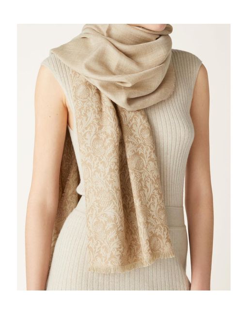 Loro Piana Natural Printed Scarf