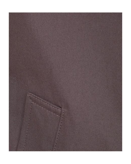 Herno Purple Buttoned Coat for men