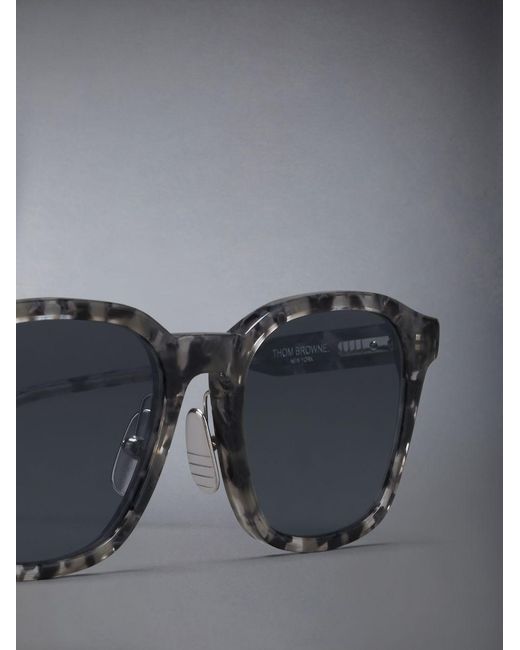 Thom Browne Multicolor Eyewear Rectangle Frame Sunglasses for men