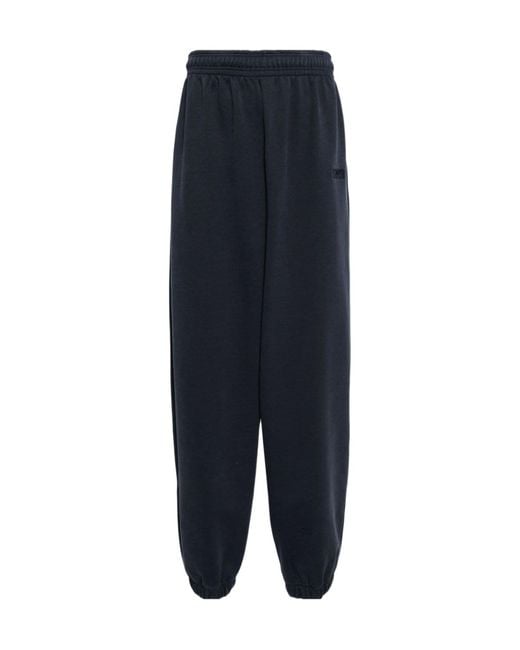 Vetements Blue Logo-Embroidered Track Pants for men
