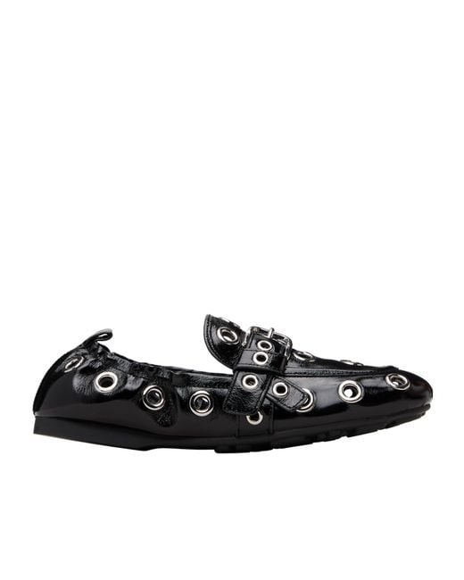 Marc Jacobs Black The Grommet Jude Loafers