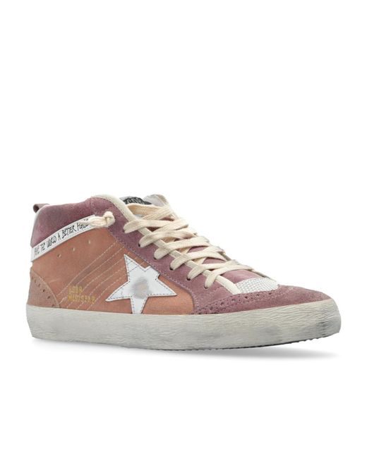Golden Goose Deluxe Brand Brown Double Quarter Mid-Star Sneakers