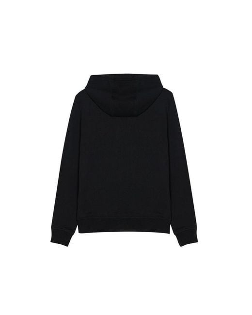 Burberry Black Logo Cotton Hoodie