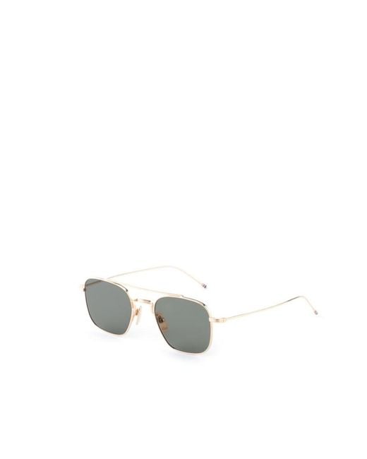 Thom Browne Multicolor Geometric Frame Sunglasses