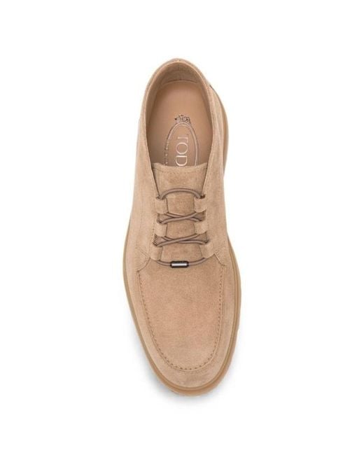 Tod's Natural Round-Toe Boots for men