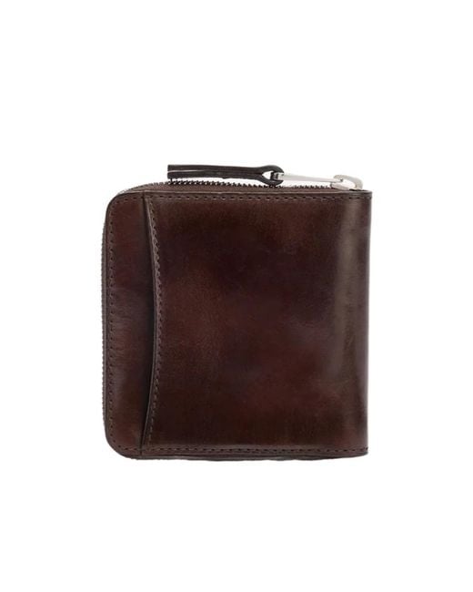 Lemaire Purple Patina Zip Compact Bi Fold