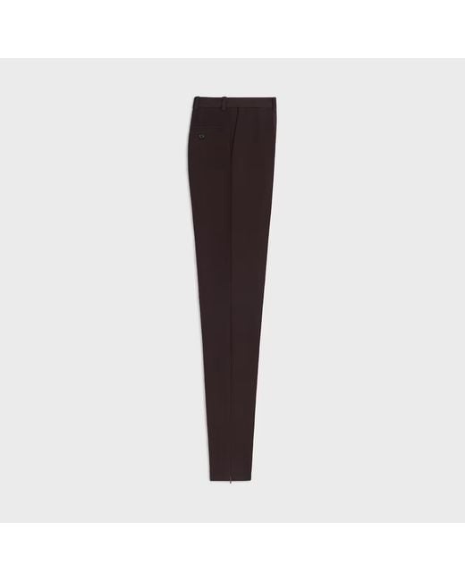 Céline Brown Slim Trousers