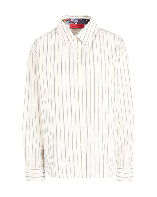 MAX&Co. White Long Sleeve Shirt