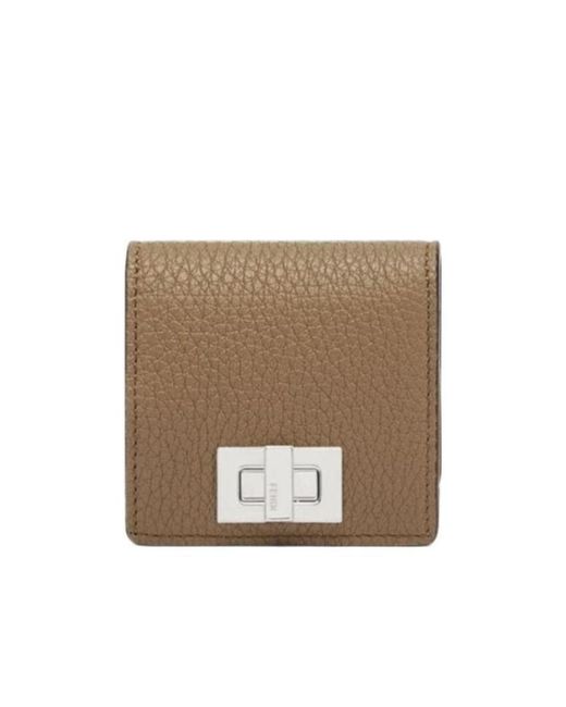 Fendi Brown Leather Coin Purse