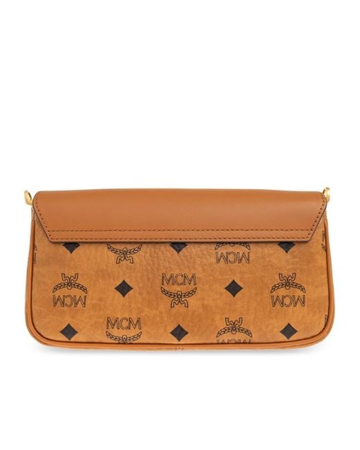 MCM Brown Tracy Crossbody Bag