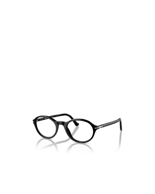 Persol White Geometric Flat Mirror for men