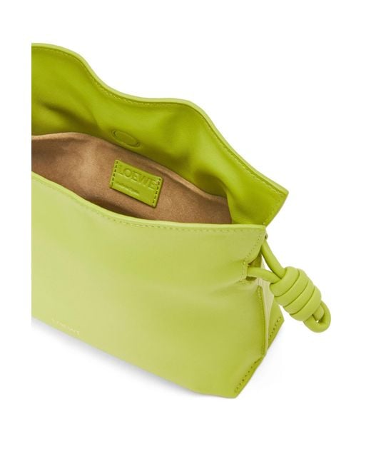 Loewe Green Mini Flamenco Clutch