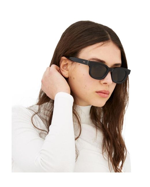 Retrosuperfuture Black Sempre Square-Frame Sunglasses for men