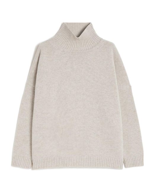 Weekend by Maxmara Natural Borgia Turtleneck Knitted Jumper