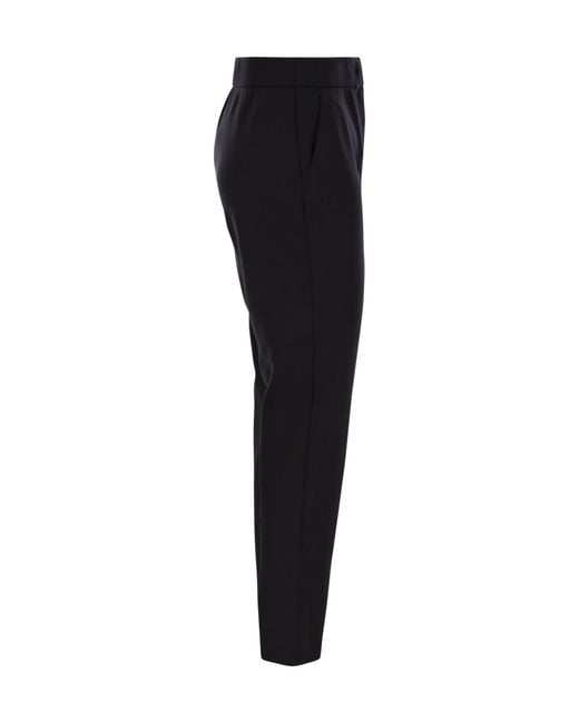 Max Mara Black Orlanda High-Waist Slim Fit Trousers