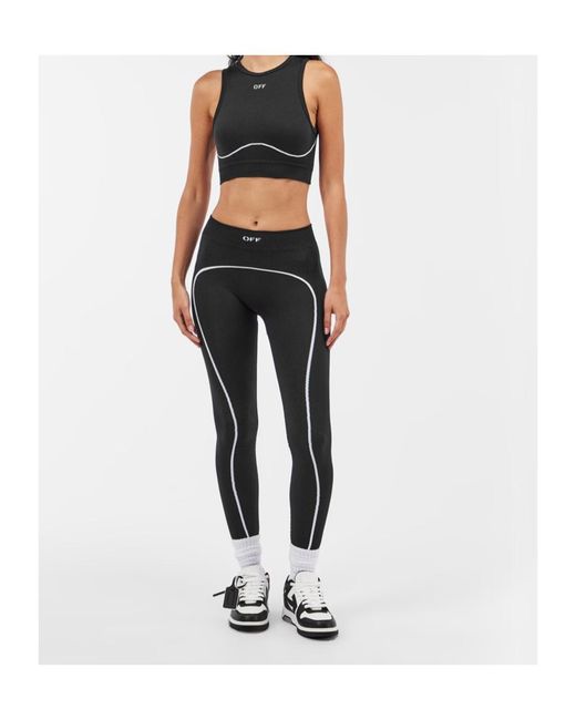 Off-White c/o Virgil Abloh Black Seamless Leggings