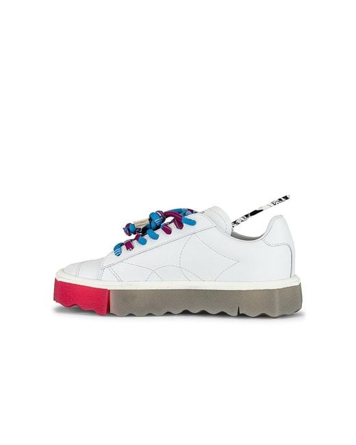 Off-White c/o Virgil Abloh Blue Floating Arrow Low-Top Sneakers