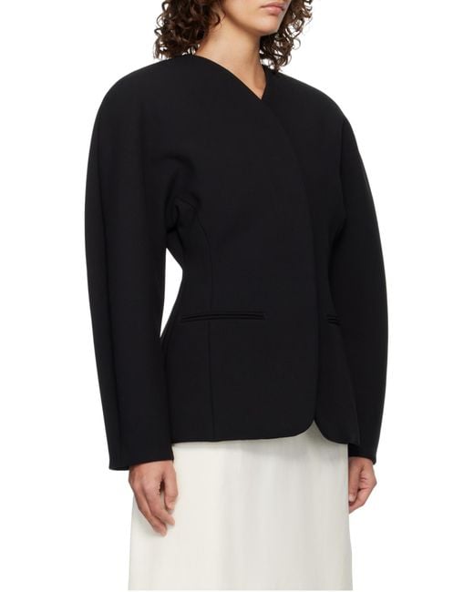Jacquemus Black The Ovalo Jacket