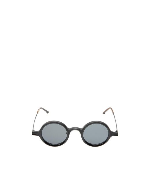 Uma Wang White Geometric Sunglasses