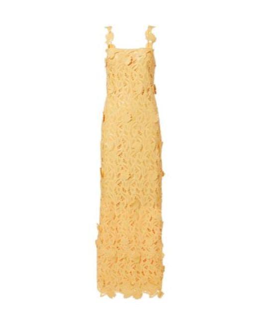 Jonathan Simkhai Metallic Marenna Broderie Anglaise Sequined Gown