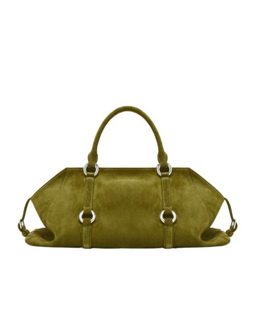 McQueen Green Farringdon Medium Tote Bag