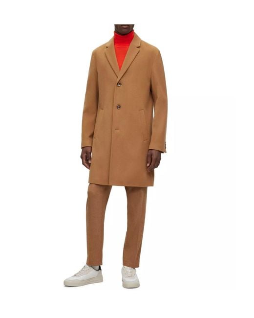 Boss Brown H Hyde C Trench Coat for men