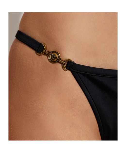 Versace Black Bikini Bottoms