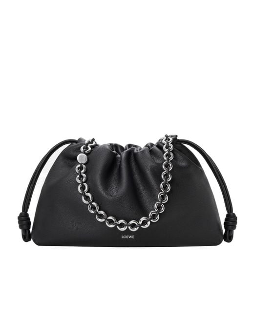 Loewe Black Large Flamenco Purse