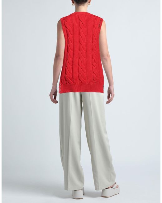 Marni Red Mid-Weight Knit Jumper