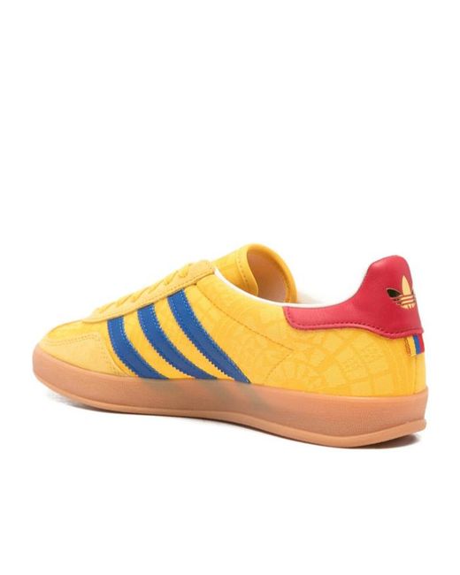 Adidas Yellow Originals Gazelle Indoor Shoes for men
