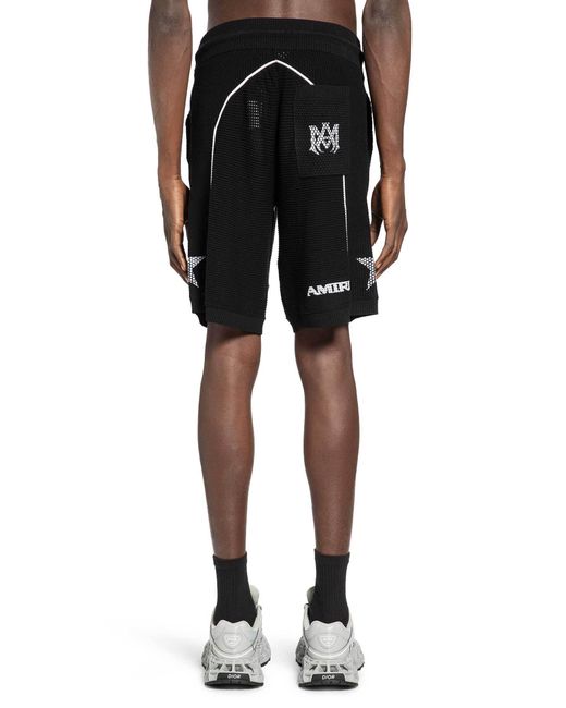 Amiri Black Sport Shorts for men