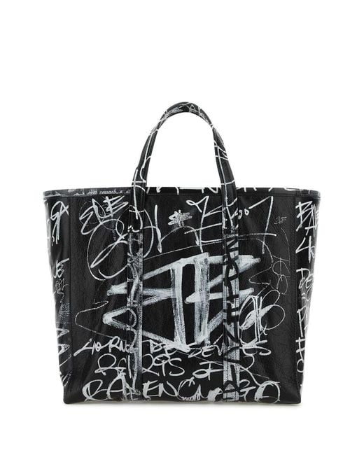 Balenciaga Black Logo Handbag