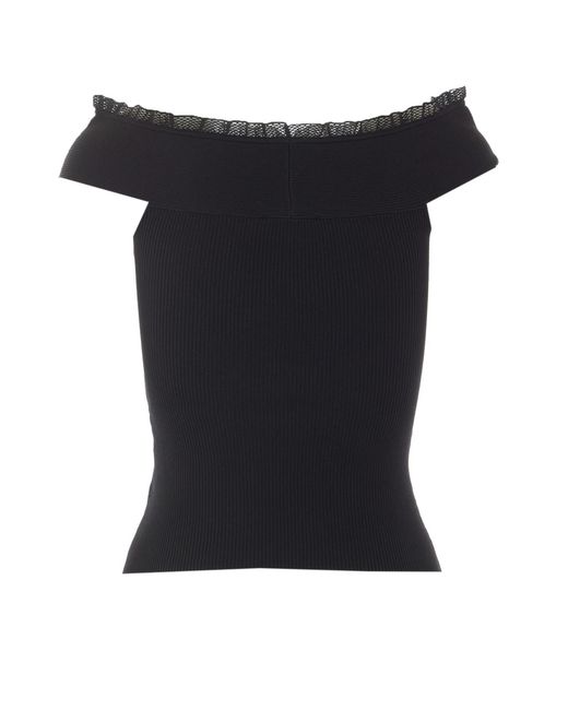 Elisabetta Franchi Blue Sleeveless Top