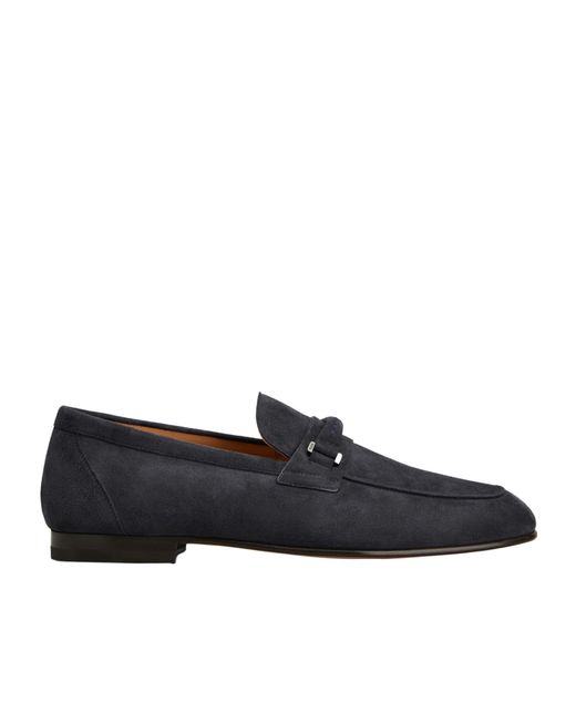 Tod's Black Round-Toe Loafers for men