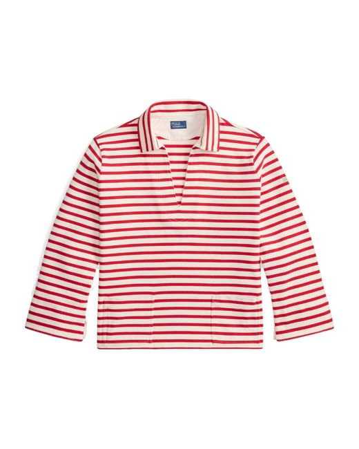 Polo Ralph Lauren Red Long Sleeve Polo Shirt