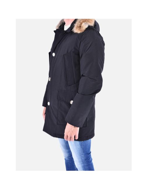 Woolrich Black Down Jackets for men