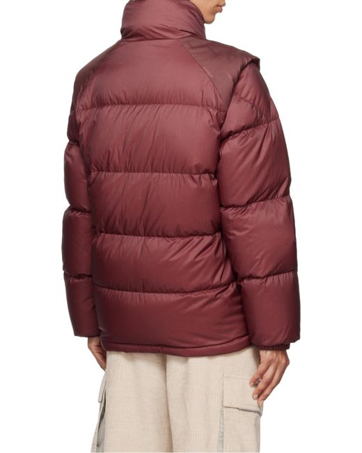 Moncler Red Verone Logo Patch Reversible Jacket