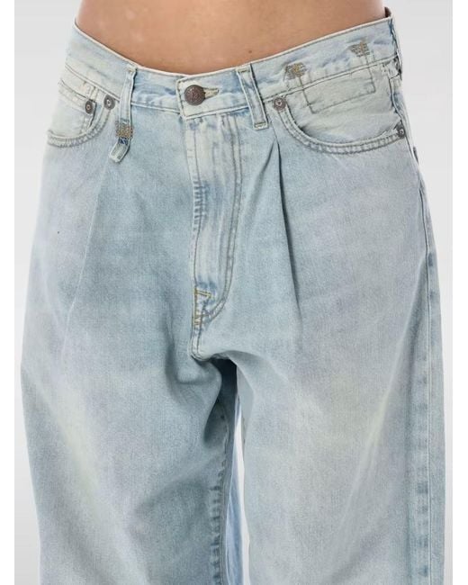 R13 Blue Belt-Loop Jeans