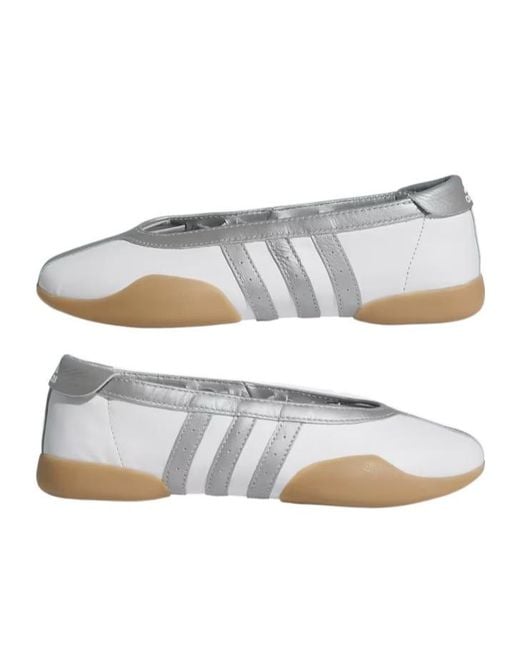 Adidas Originals Gray Taekwondo Mei Ballet Flats
