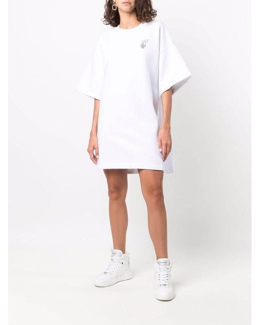 Off-White c/o Virgil Abloh White Chine T-Shirt Dress