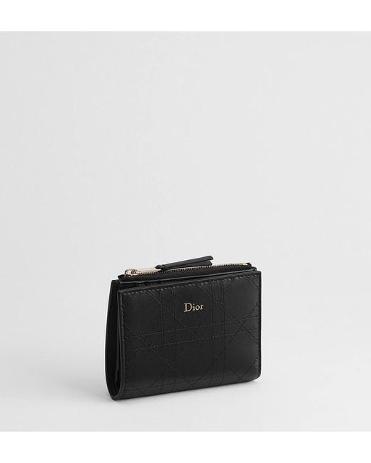 Dior Black Trianon Dahlia Wallet